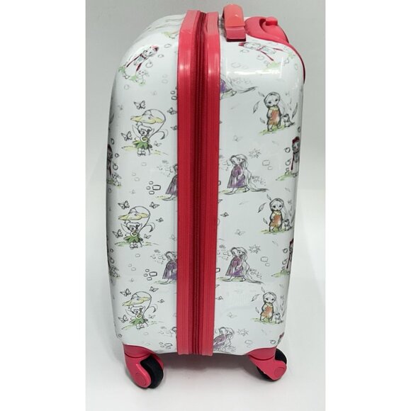 Disney Princess Animators Collection Luggage Rolling Carry On Suitcase for Kids - Picture 3 of 14